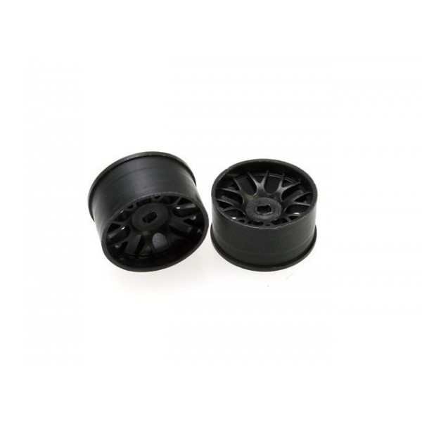 PN Racing Machine Cut BBS Rear Wheels, R0, Black (2)