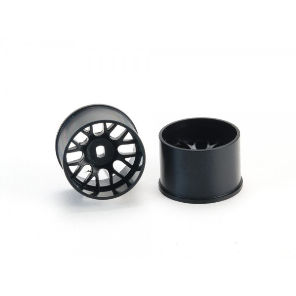 PN Racing Machine Cut BBS Rear Wheels 14mm Black (2)
