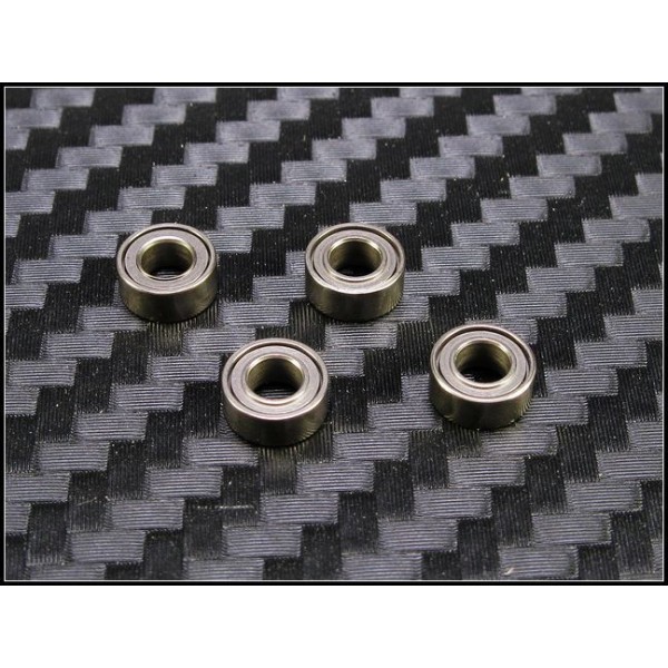 PN Racing Mini-Z 3x6x2.5mm Shield Hub Dry Ball Bearing (4)