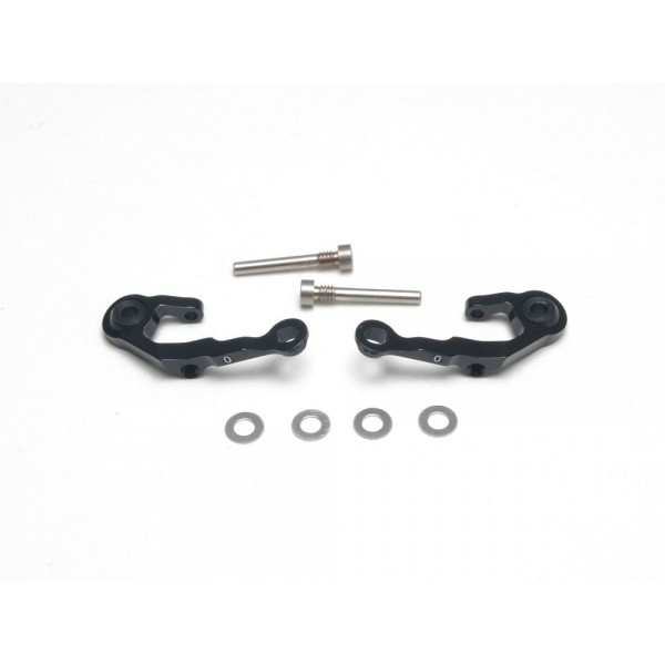 PN Racing Alum Caster Upper Arm 0 Camber (Black)