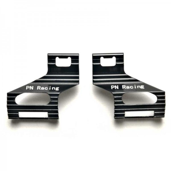 PN Racing V2 Aluminum Battery Cover Heatsink, Black (Mini-Z MR03) (2)