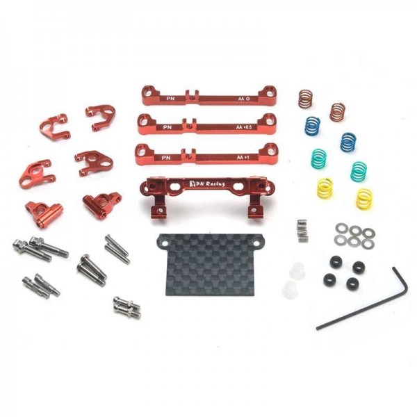 PN Racing Mini-Z V4 Double A-Arm Front Suspension, Orange (MR03/PNR2.5W)