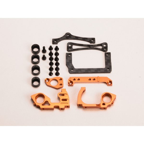 PN Racing Mini-Z V5 LCG 98mm Motor Mount, Orange
