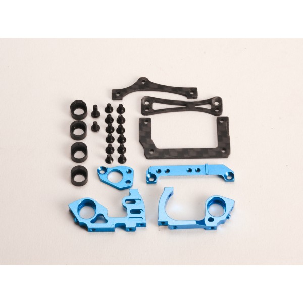 PN Racing Mini-Z V5 LCG 98mm Motor Mount, Blue