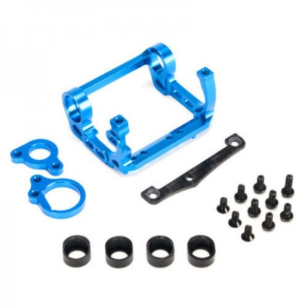 PN Racing Mini-Z V4 94-98mm Motor Mount, Blue (Kyosho Motor)