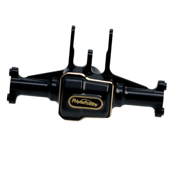 Power Hobby Brass Front Axle Housing, Black, for Traxxas TRX-4M