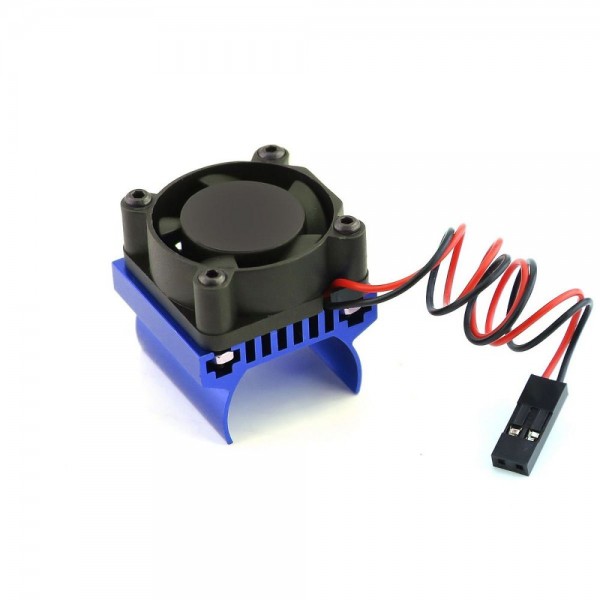 Power Hobby Aluminum Motor Cooling Fan Blue FOR Traxxas TRX-4M