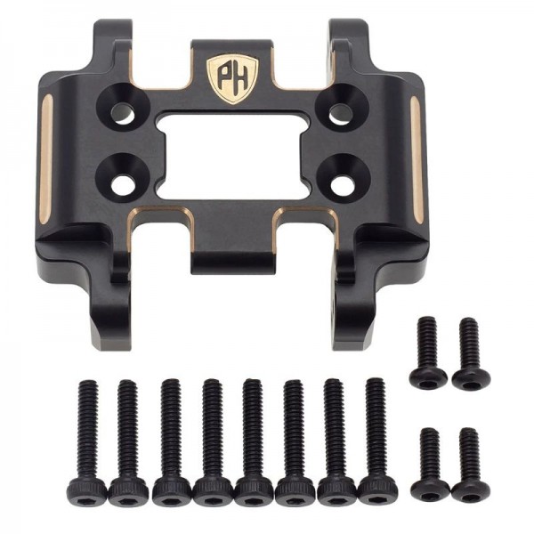 Power Hobby Brass Skid Plate Transmission Mount, for 1/18 Redcat Ascent-18