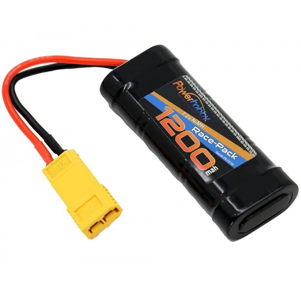 Power Hobby 7.2V 6-Cell 1200mAh NiMH Flat Battery Pack with XT60 