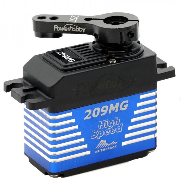 Power Hobby 209MG High Speed Waterproof Digital Servo w/Aluminum Case