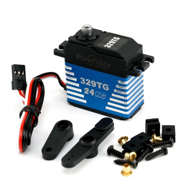 Powerhobby Aluminum High Torque Speed Titanium Gear Digital Servo 1/10