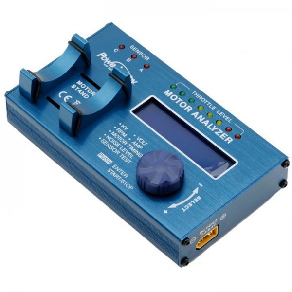 Power Hobby BMA-01 Brushless Motor Analyzer; RPM, KV, Voltage Checker, Motolyzer (Sensored & Sensorless)