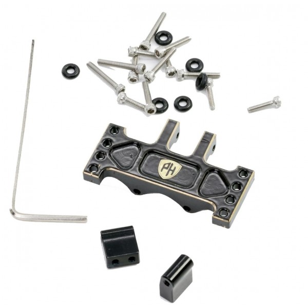 Power Hobby Adjustable Brass Servo Mount (Reef Emaxx 59MG, SCX24)