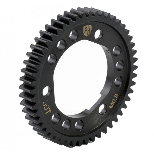 Power Hobby Hardened Steel Spur Gear for Center Diff 54T 0.8 32P, for Traxxas 4x4