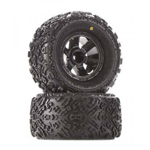 Pro-Line Big Joe II 2.2" All Terrain Tires on Desperado Black Wheels (2)