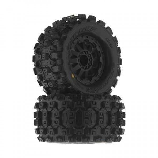 Pro-Line Badlands MX28 2.8" MT Mounted All Terrain Tires (2)