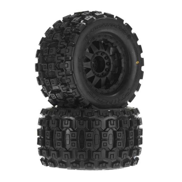 Badlands MX38 3.8" 17mm Hex Mounted All Terrain MT Tires (2)