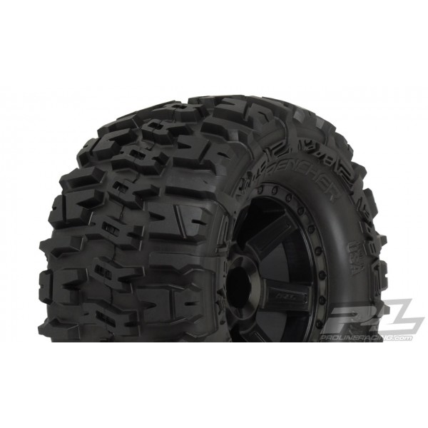 Pro-Line Trencher 2.8" All Terrain Tires Mounted on Desperado Black Wheels (2)