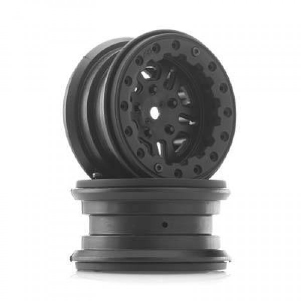 Pro-Line FaultLine 10 Spoke 2.2" Black Bead-Loc Wheels