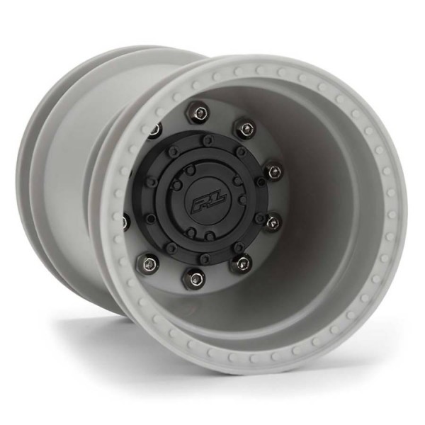 Pro-Line Brawler Clod Buster 2.6" Gray Wheels (Stock Offset) (Stock Clod Buster) (2)