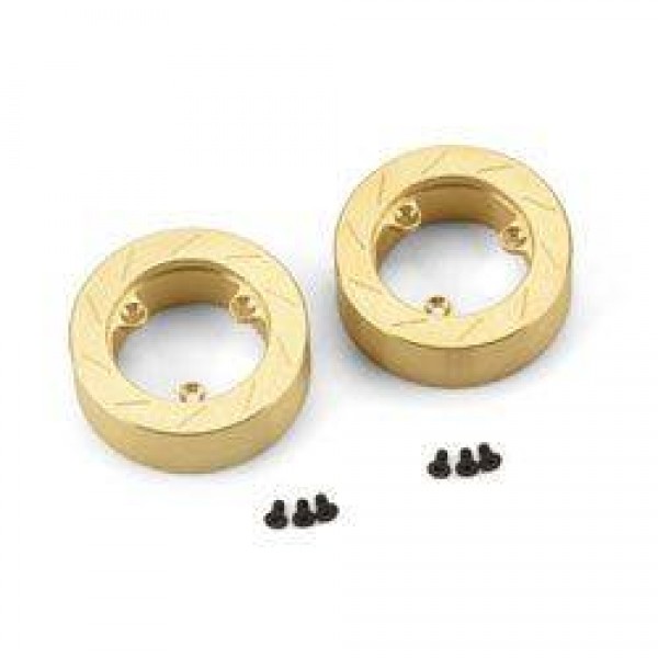 Pro-Line Brass Brake Rotor Weights, 2.3oz Each (2)
