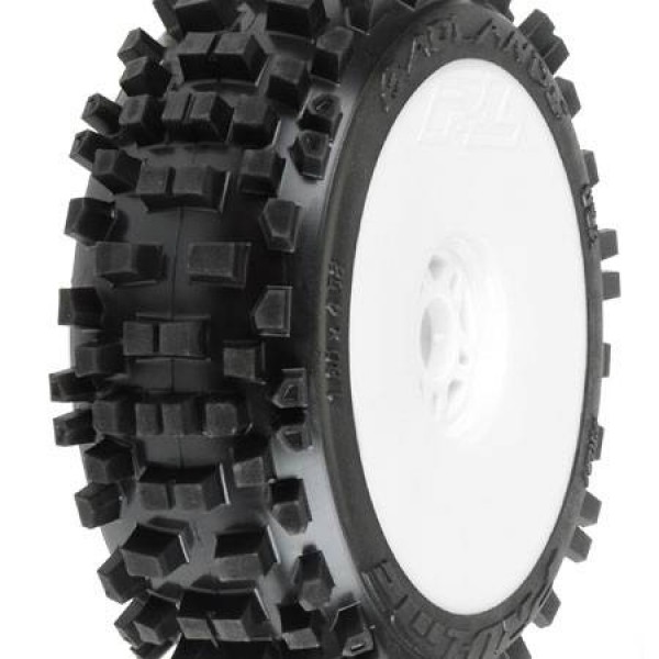 9021-18 1/8 Badlands XTR All Terrain Buggy Tires Mounte