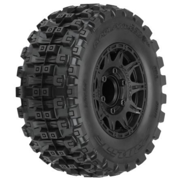 Pro-Line Badlands MX28 HP 2.8" Belted Mounted Raid Tires (2)