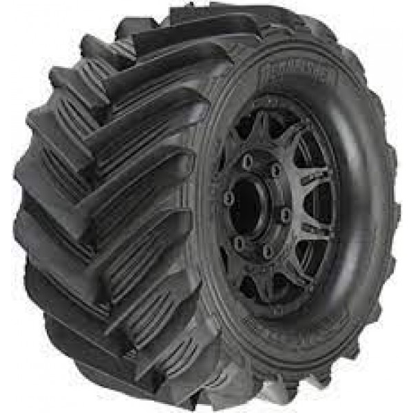 Pro-Line 1/10 Demolisher Front/Rear 2.8" MT Tires Mounted 12mm Blk Raid (2)