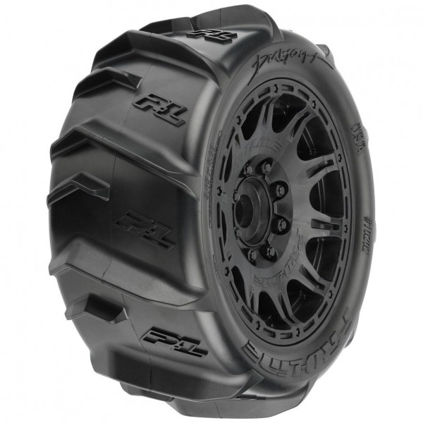 Pro-Line 1/6 Dumont Snd/Snw Tires F/R MTD 24mm Blk Raid(2)
