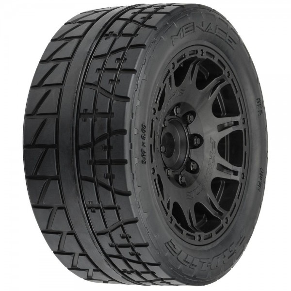 Pro-Line Menace HP Tire Fr/Rr 5.7 Mtd 24mm Blk Raid (2)