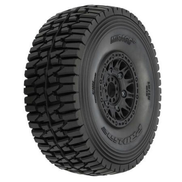 Pro-Line 1/7 Mirage TT Pre-Mounted Tires with M2 Raid Wheels, Black (17mm Hex) (2)