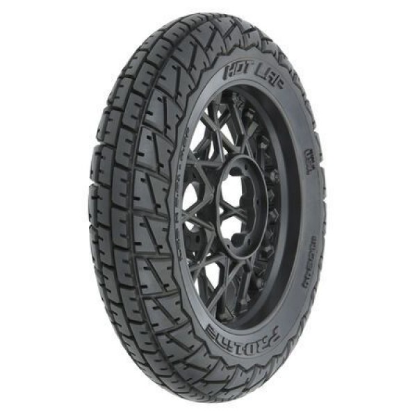 Pro-Line 1/4 Hot Lap MX S3 Front Tire MTD Black Supermoto Wheel: Promoto-MX