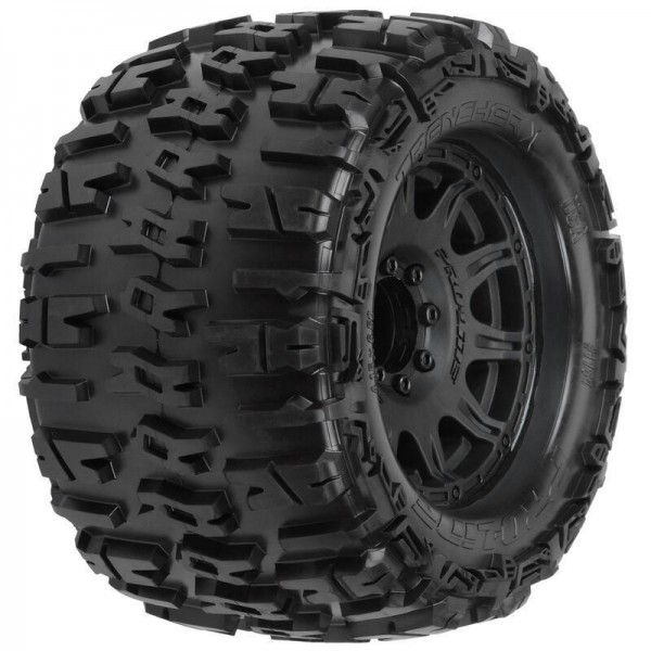 Pro-Line Trencher Front/Rear X 3.8" All Terrain Tires Mounted on Removable Hex Wheels (2)