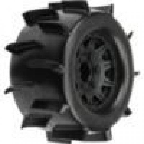 Pro-Line Sand Paw 2.8" Tires Mounted, Raid Black 6x30 Removable Hex Wheels (2)