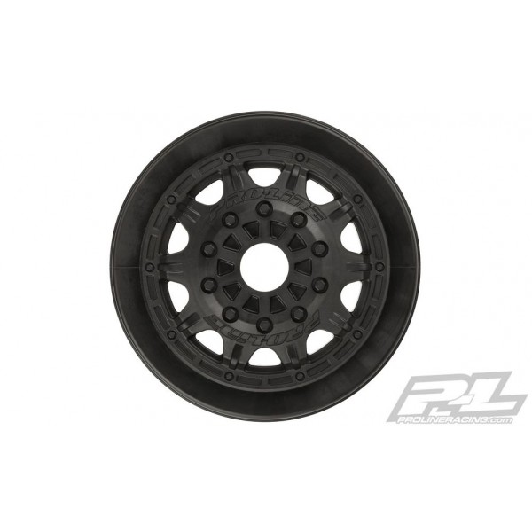 Pro-Line Raid 2.2"/3.0" Black Wheels for SC with 17mm Hex (2)