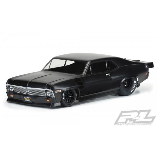 Pro-Line 1969 Chevrolet Nova Clear Body for Slash 2wd Drag Car
