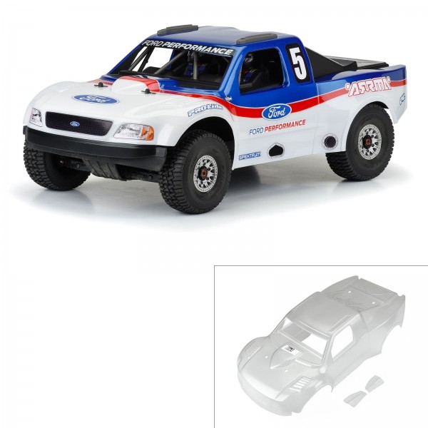 Pro-Line Mojave 6S 1/7 Pre-Cut 1997 Ford F-150 Clear Trophy Truck Clear Body