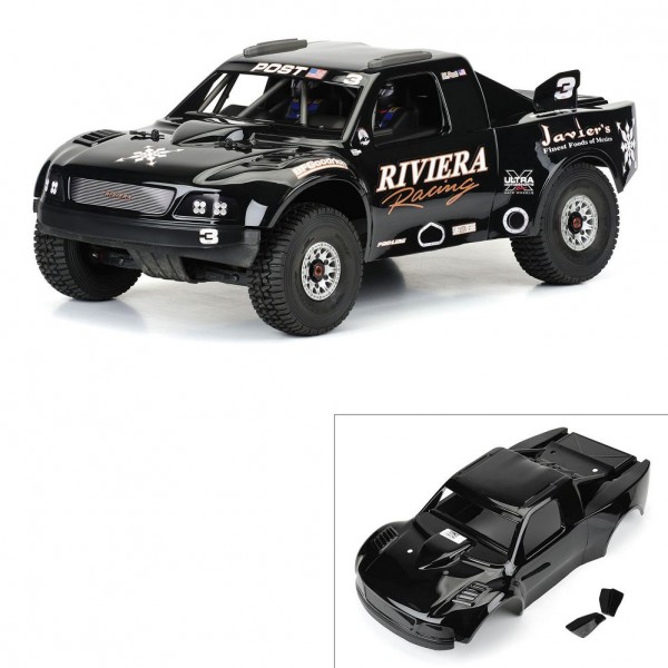Pro-Line Pre-Cut 1997 Ford F-150 Short Course Truck Riviera Edition Body, Black