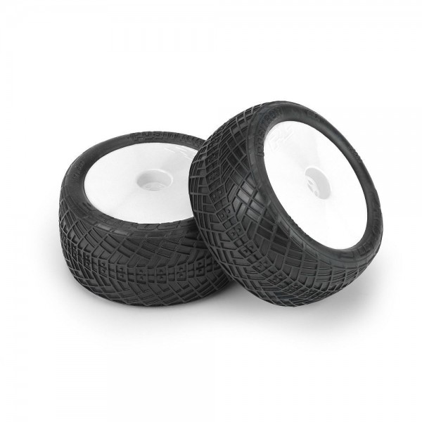 Pro-Line Positron 2.2" MC (Clay) Off-Road Mounted Rear Buggy Tires, White (2)