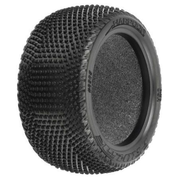 Pro-Line 1/10 Harpoon CR4 Rear 2.2" Carpet Buggy Tires (2)