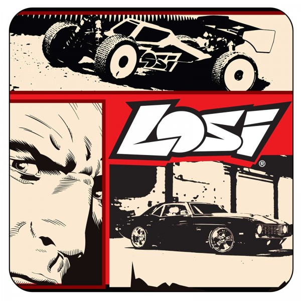 Pro Boat Race Comic Sticker