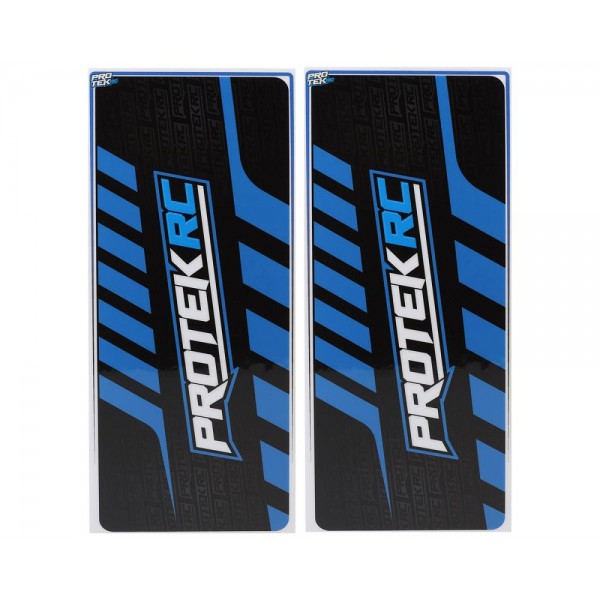 ProTek RC 2024 Universal Chassis Protective Sheet (Blue/Black) (2) (12.5x33.5cm)