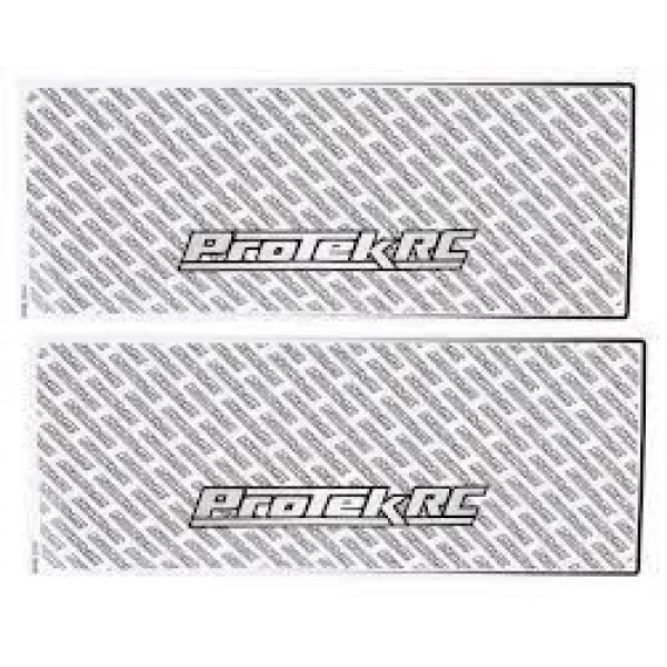 ProTek RC Universal Chassis Protective Sheet (White) (2) (12.5x33.5cm)