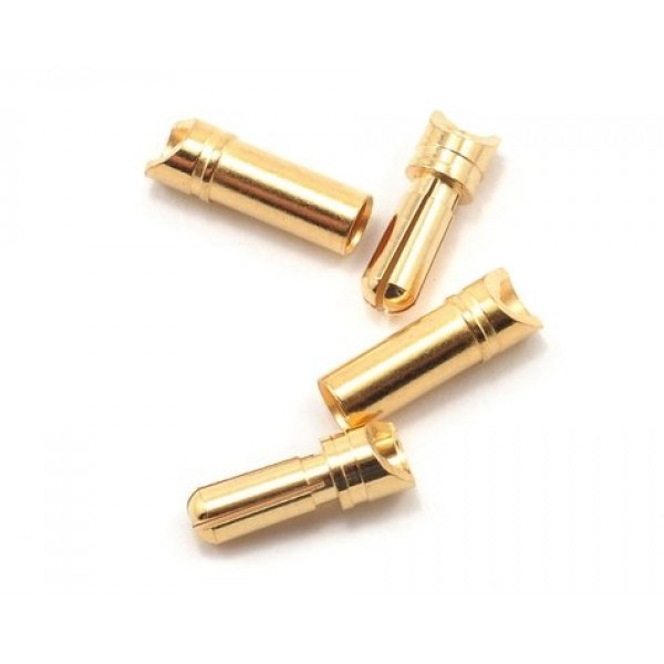 ProTek RC 3.5mm Super Bullet Gold Connectors (Male/Female) (4)