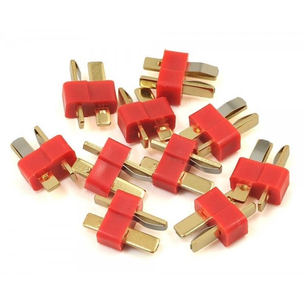 Protek RC Male T-Style Connectors (10)