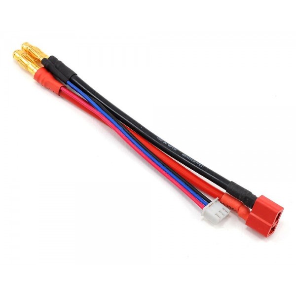Protek RC 2S Charge/Balance Adapter, T-Style Ultra Plug to 5mm Bullet Connector