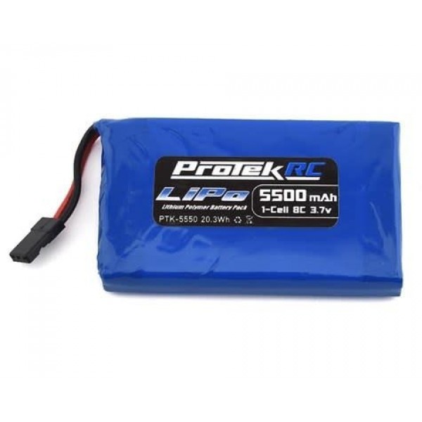 ProTek RC 1S High Capacity Sanwa M17 3.7V 5500mAh Lipo Transmitter Battery