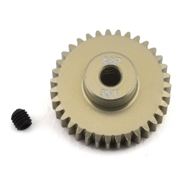 Protek RC Lightweight Hard Anodized Aluminum Pinion Gear, 3.17mm (35T/48P)