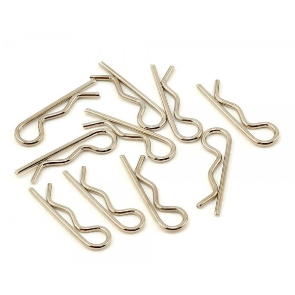 Protek RC Small Body Clips, 1/12 Scale (10)