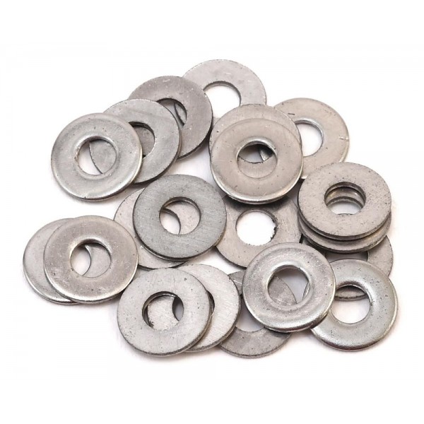 Protek RC 3mm "High Strength" Stainless Steel Washers (20)